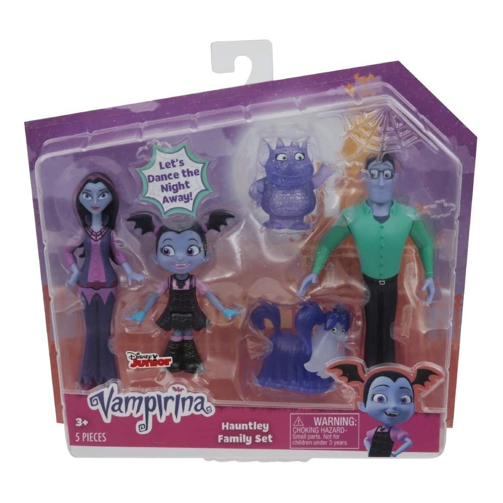 Set modellini Vampirina, 5 personaggi, la famiglia Hauntely