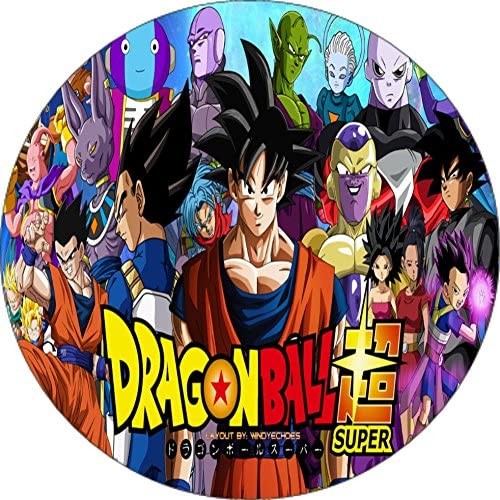 Cialda Dragon Ball da 20 cm, senza glutine, per torte