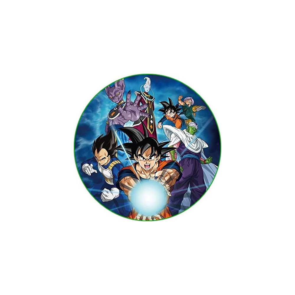 Cialda per torta di Dragon Ball, tonda, topper cake