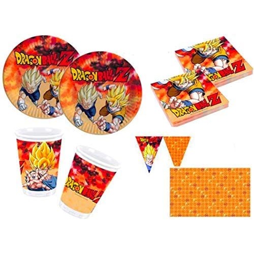 Party box Dragon Ball per 24 bambini, kit compleanno