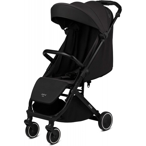 Passeggino sportivo Anex Air-X, colore nero, telaio in alluminio, leggero