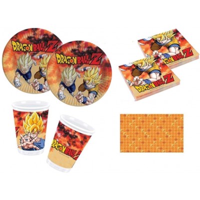 Kit Coordinato compleanno di Dragon Ball per 24 bambini