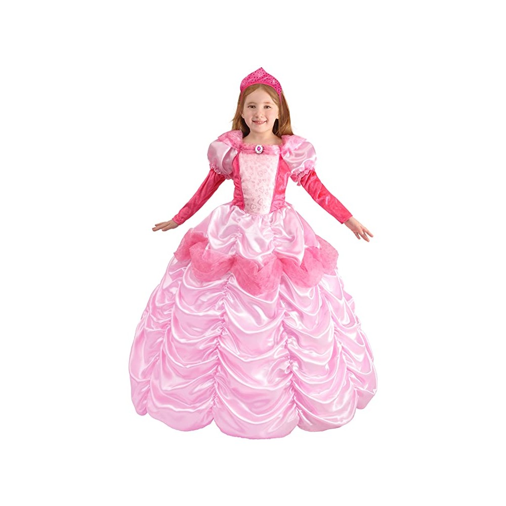 Costume principessa d'Austria, per bambine, rosa e fucsia