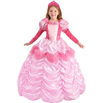 Costume principessa d'Austria, per bambine, rosa e fucsia
