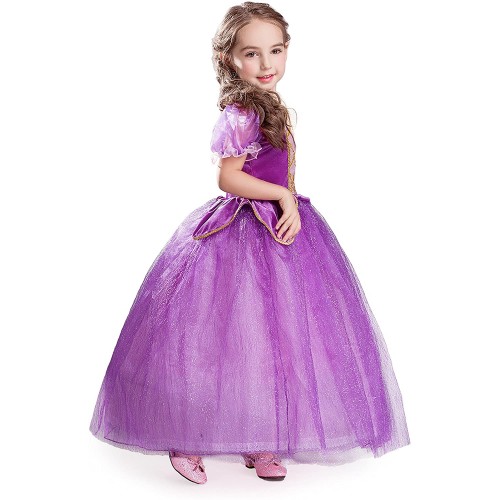 Costume Anna di Frozen, per bambine, perfetto per Carnevale