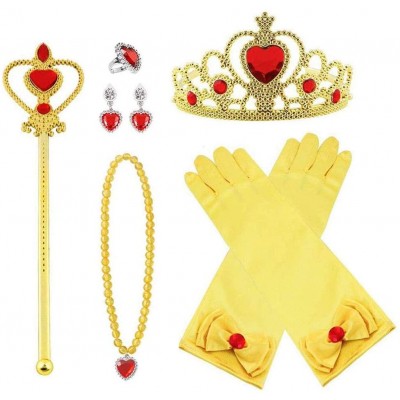 Set accessori costume da Principessa, colore giallo, per bambine