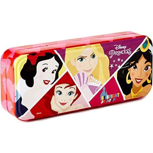 Astuccio scuola di latta, principesse Disney