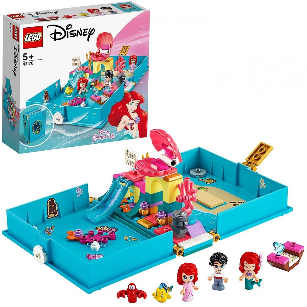 Valigetta mattoncini Lego Ariel, la sirenetta Disney, per bambini