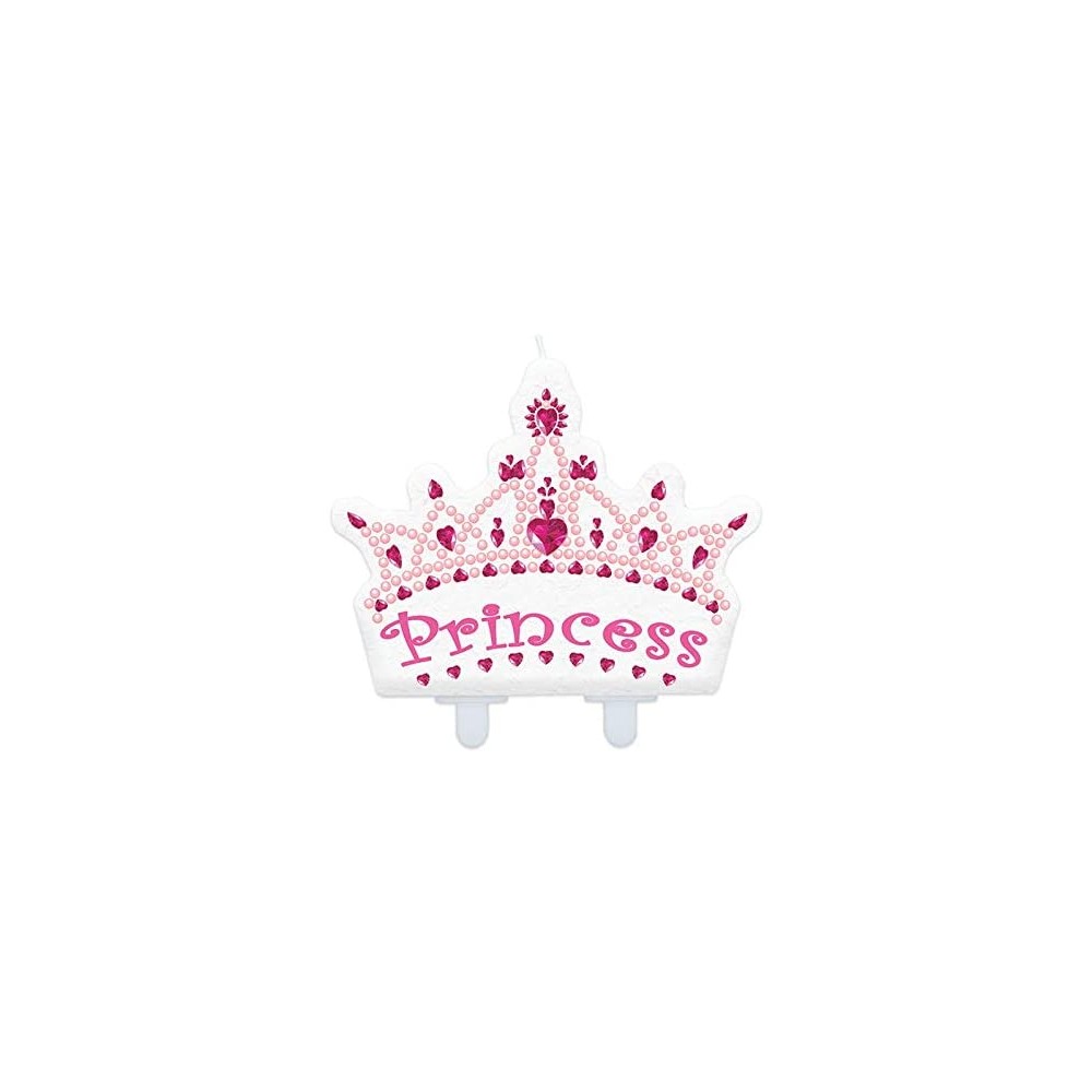 Candelina Corona sagomata principesse Disney, cake topper originale