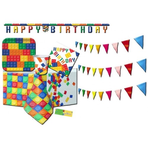 Kit Compleanno Lego per 40 invitati
