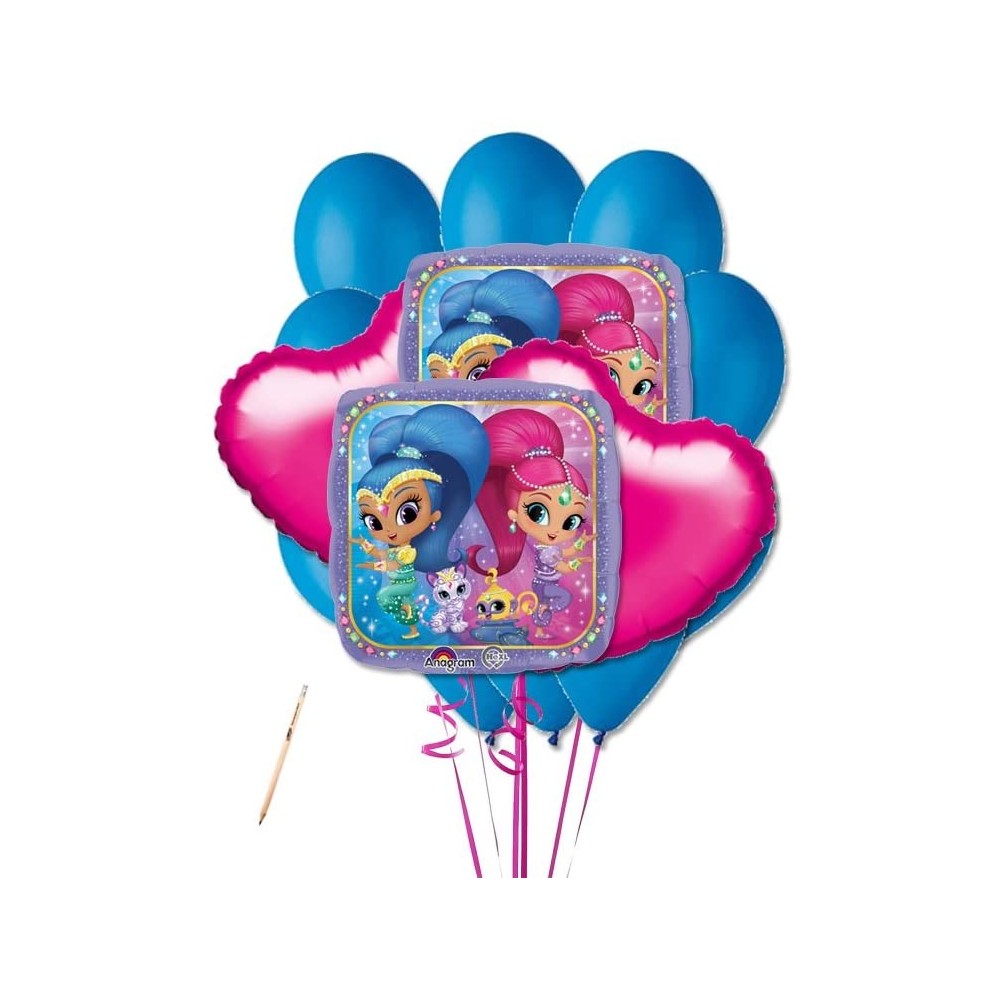 kit da 14 palloncini Shimmer e Shine