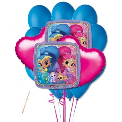 kit da 14 palloncini Shimmer e Shine