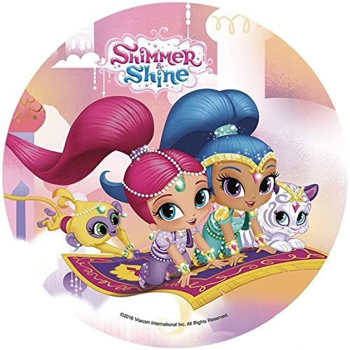 Cialda per torta Shimmer e Shine personalizzabile