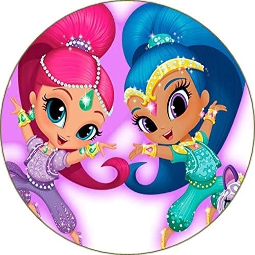 Cialda per torta di compleanno Shimmer e Shine