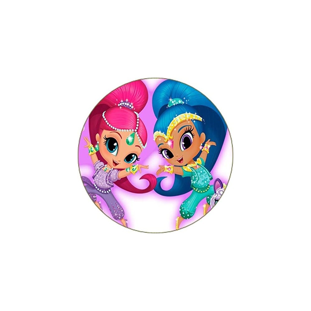 Cialda per torta di compleanno Shimmer e Shine