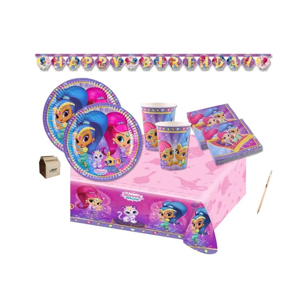 Kit Compleanno Shimmer e Shine per 24 persone