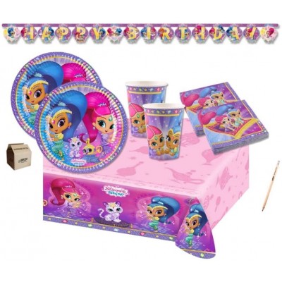 Kit Compleanno Shimmer e Shine per 24 persone