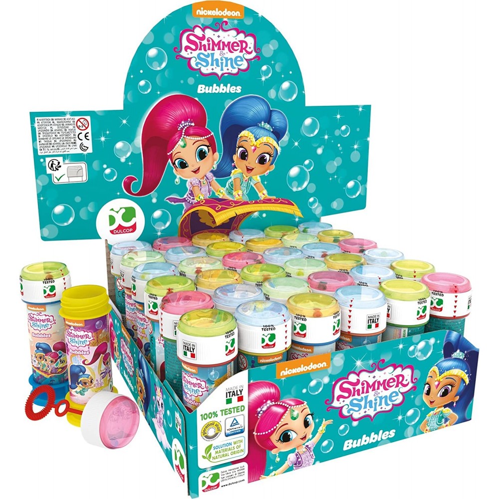 Set da 36 pz di Bolle di Sapone Shimmer e Shine