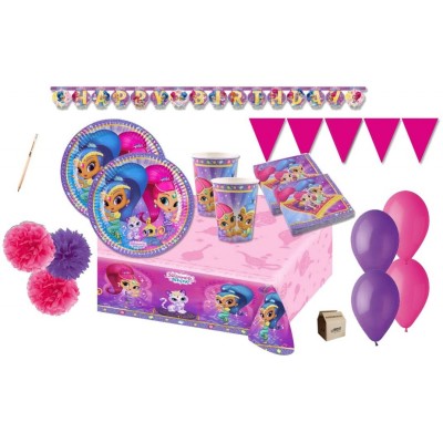 Kit Compleanno per 32 persone Shimmer e Shine