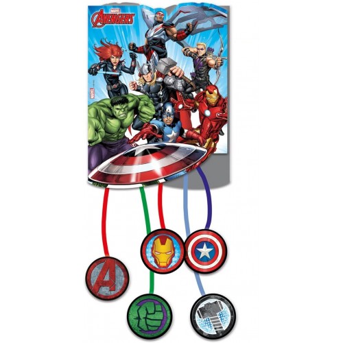 Pignatta Avengers Marvel di carta, per feste di compleanno