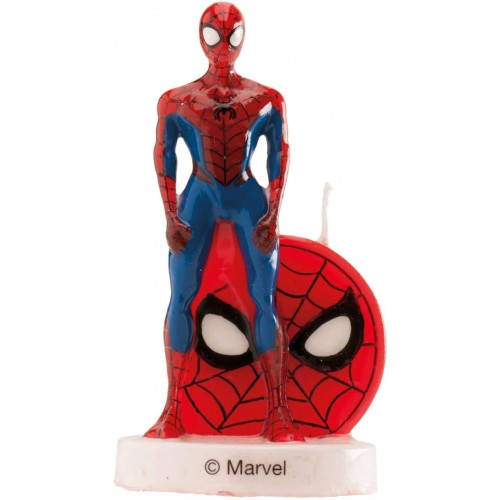 Candelina di Spiderman 3D, per torte di compleanno
