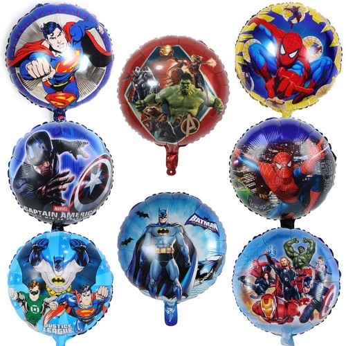 Set da 8 palloncini Avengers in alluminio, per feste di compleanno